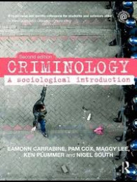 Image of Criminology a sociological introduction; second edition