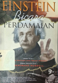 Image of Einstein bicara perdamaian
