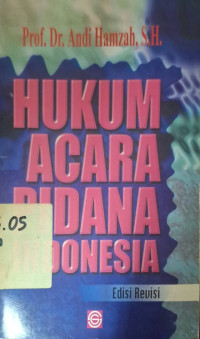 Image of Hukum acara pidana Indonesia: edisi revisi