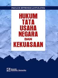 Image of Hukum tata usaha negara dan kekuasaan