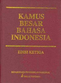 Image of Kamus besar bahasa Indonesia: edisi ketiga
