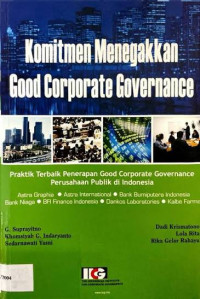 Image of Komitmen menegakkan good corporate governance