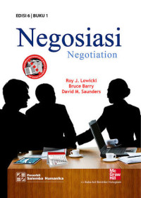 Image of Negosiasi: negotiation edisi 6