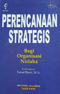 Image of Perencanaan strategis: bagi organisasi nirlaba