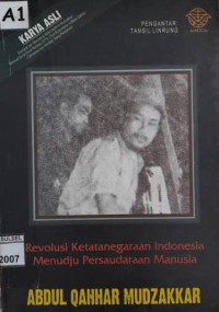 Image of Revolusi ketatanegaraan Indonesia: menudju persaudaraan manusia