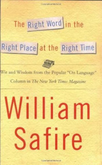 Image of The right word in the right place at the right time